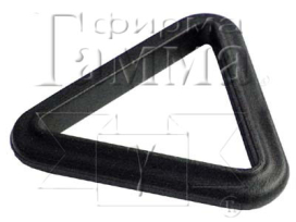 "GAMMA" TC31 Рамка-треугольник 1,25" (32мм) 100шт ЧЕРНЫЙ "Атекс" г. Пермь