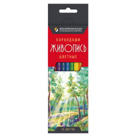 "Живопись" JIV-CP-1018 Набор цветных карандашей 18 цв "Атекс" г. Пермь