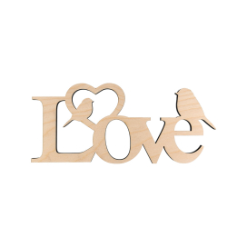 ПЦ-127 интерьерное слово "Love" фанера 30х13х0.6 см "Атекс" г. Пермь