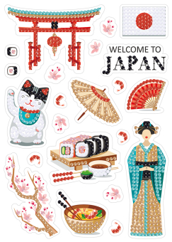 "ФРЕЯ"  ALVN-111 наклейки Кристальная мозаика (алмазная вышивка)  "Япония" "Атекс" г. Пермь