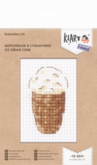 12-024 "Мороженое в стаканчике" 6 x 8 см "Атекс" г. Пермь