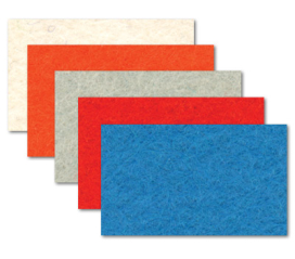 Набор Фетр декоративный А-270/250 20х30см 5цв. 5шт "Атекс" г. Пермь