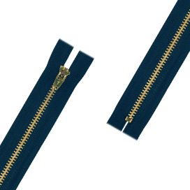 Молнии молнии джинсовые "gamma" gmd-941 20см латунь №м-01 тип 4 10шт "Атекс" г. Пермь