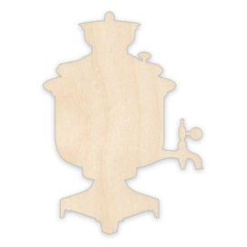 УС-051 "панно-самовар" дерево 16.6х30 см "Атекс" г. Пермь