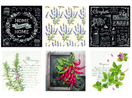 "Love2art" Салфетки бумажные ассорти SDS №02 33х33 6 шт "Душистые травы" "Атекс" г. Пермь