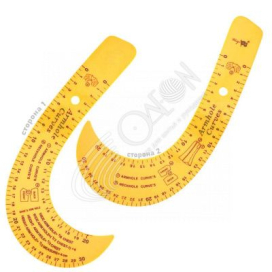 Лекало "К" пластиковое для проймы 20 см / 30 см "Атекс" г. Пермь