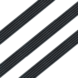 Тесьма усиленная G-110ht Кромка клеевая 10 мм ФАСОВКА 3 м черный "Атекс" г. Пермь