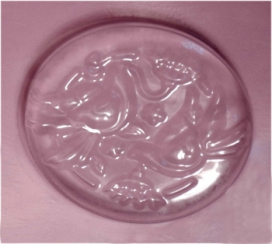 Форма пластиковая для литья "Голубки" 12х9,5см AH3660032 СК "Атекс" г. Пермь