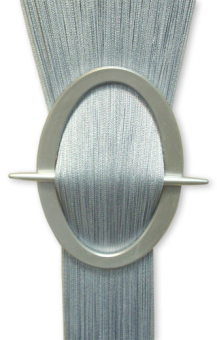 Подхват для штор пластик плоский "овал" 10х16.5 см 2 шт "Атекс" г. Пермь