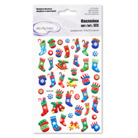"Mr. Painter" Наклейки новогодние (eva) SES 10.5x15.5 см "Атекс" г. Пермь
