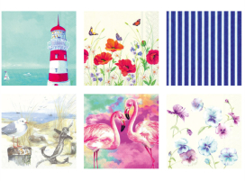 "Love2art" Салфетки бумажные ассорти SDS №03 33х33 6 шт "Свежий ветер" "Атекс" г. Пермь