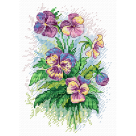 №121 "Анютины глазки" 15х18 см "Атекс" г. Пермь