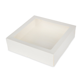 "S-CHIEF" BFC-020 Кондитерская коробка для торта с окном 200x200x45 мм "Атекс" г. Пермь