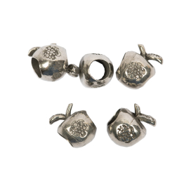 Бусины "Zlatka" олово NPO-34 2 шт №1 Яблоко "Атекс" г. Пермь