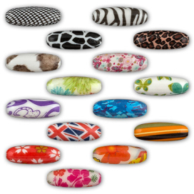 Бусина "Zlatka" с принтом PPB-06 10 мм 10 шт СК "Атекс" г. Пермь