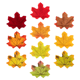 "Blumentag" ALT-01 Декоративные элементы "Листья" 8 x 7 см 25 шт MIX (клён) "Атекс" г. Пермь