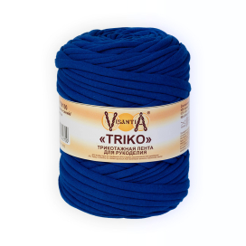 Пряжа VISANTIA "TRIKO" FTM100 Трикотажная лента для рукоделия 92% хлопок, 8% эластан 500 г ± 50 г "Атекс" г. Пермь