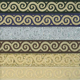 Лента жаккардовая 12 мм "GAMMA" TRJ-01 10 м отделочная "Атекс" г. Пермь