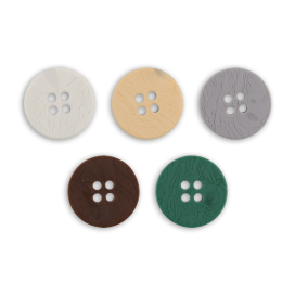 Пуговицы костюмные с проколами "GAMMA" CRZ 0014 24" (15 мм) 24 шт "Атекс" г. Пермь