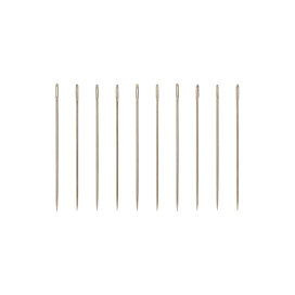 Иглы для шитья ручные "Gamma" NIR-22 № 2 вышивальные 10 шт  "Атекс" г. Пермь