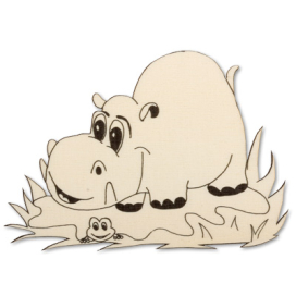 AD-048 "бегемотик" дерево 10 см "Атекс" г. Пермь