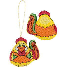 Набор для вышивания "PANNA" IG-1855 "Игрушка. Петушок" 9  х 9  см ИГ-1855 "Атекс" г. Пермь