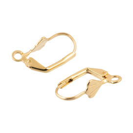 Швензы FMK-H01 16 х 9 мм 2 шт №01 под золото "Zlatka" "Атекс" г. Пермь