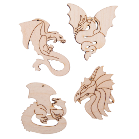 ВД-1217 Мини набор "Драконы" фанера 3.5-5.5см "Атекс" г. Пермь