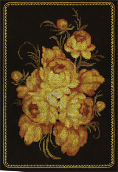 8-051 "Жостовский букет" 38х26.5 см "Атекс" г. Пермь