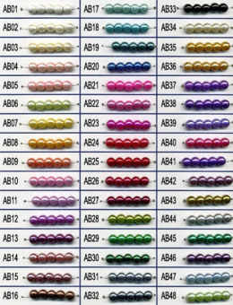 Бусы "Жемчуг" пластик d 30мм 100гр ±5 г "Атекс" г. Пермь