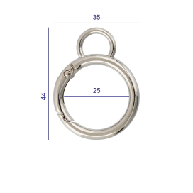 Карабин "кольцо" GHA-225  d 25 мм 10 шт "Gamma" "Атекс" г. Пермь