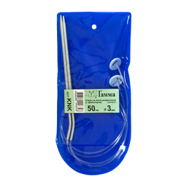 "GAMMA" Спицы раздельные на леске KNK 50см металл 3,0мм "Атекс" г. Пермь