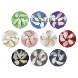 Пуговицы костюмные на ножке "Gamma" VS 0021 38 " ( 24 мм) 36 шт "Атекс" г. Пермь