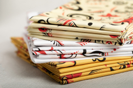 Ткань для пэчворка МЕЗЕНСКИЕ УЗОРЫ ФАСОВКА 50 x 50 см 135±5 г/кв.м 100% хлопок "Атекс" г. Пермь