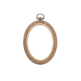 Пяльцы РАМКА овал PHO-025 6 х 9 см (2.5"х 3.5" ) "под дерево" "Атекс" г. Пермь