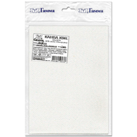 Канва  K04L "Gamma" Aida №14 ФАСОВКА 92% хлопок, 8% терилен 50х50 см "Атекс" г. Пермь