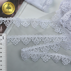 Кружево гипюр KRUZHEVO TR.4GB2501 25мм 9м "Атекс" г. Пермь