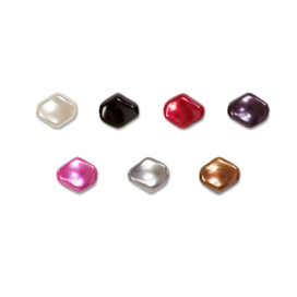 Бусины "Zlatka" пластик PFB-13 10x11мм 50шт ±2шт "Атекс" г. Пермь