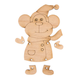 ПЦ-036 "Обезьянка" фанера 8.5x11 см "Атекс" г. Пермь