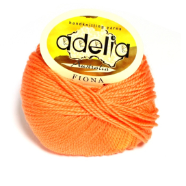 Пряжа ADELIA "FIONA" 50% шерсть, 50% акрил 50 г 90 м ± 3 м "Атекс" г. Пермь