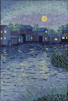 Г-0349 "Лик вечерний луны" 19х28 см "Атекс" г. Пермь