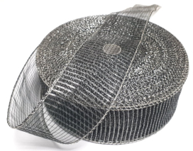 Лента "клетка" с люрексом окантовочная 45мм 100м "Атекс" г. Пермь