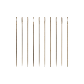 Иглы для шитья ручные "Gamma" NIR-19 № 5 штопальные 10 шт в конверте "Атекс" г. Пермь