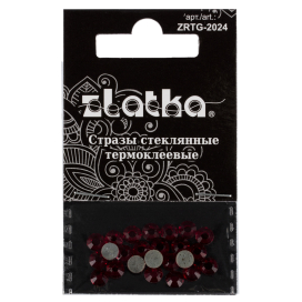 Стразы клеевые "Zlatka" ZRTG-2024 SS20 цветные 4.7 мм стекло 24 шт "Атекс" г. Пермь