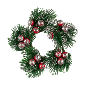 "Blumentag" WDD-07 Декоративный венок 12 см 1 шт 01 венок с ягодами "Атекс" г. Пермь