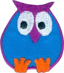 Нашивка Глазастый совенок (синий) 14801167 "Атекс" г. Пермь