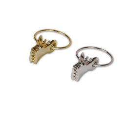 Зажим с кольцом "BLITZ" CL-008 20 шт "Атекс" г. Пермь