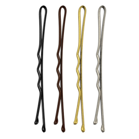 "Zlatka" Невидимки для волос металлические HIT-70 7 см 15 шт "Атекс" г. Пермь