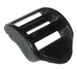 Пряжка трехщелевая TS-25 Z 25мм 100шт ЧЕРНЫЙ "Атекс" г. Пермь