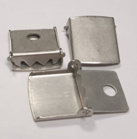 Зажимы для бейсболок мат.никель 100шт "Атекс" г. Пермь